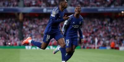 Champions League: Impressive PSG claim first-leg win over Arsenal after early Dembele strike