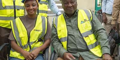 Mahama recommends automatic employment for female NSS personnel for role in power restoration
