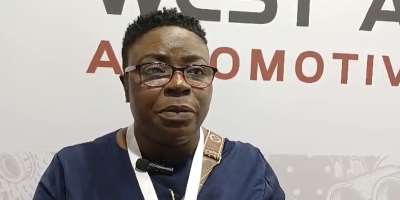 General Secretary of the Abossey Okai Spare Parts Dealers Association, Mrs. Gifty Fianu