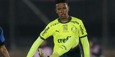 REUTERSImage caption: Estevao Willian only made his debut for Palmeiras in December 2023