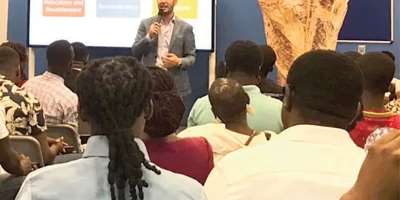 A scene at the documentary screening