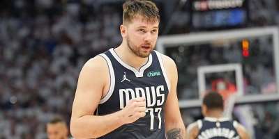 GETTY IMAGESImage caption: Doncic recorded six rebounds and eight assists alongside his 33 points