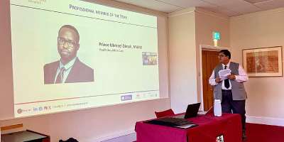 Ghanaian wins Most Coveted Professional Member of the Year 2025 Award in Cambridge UK