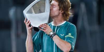 Rublev overcomes illness to claim Madrid Open title