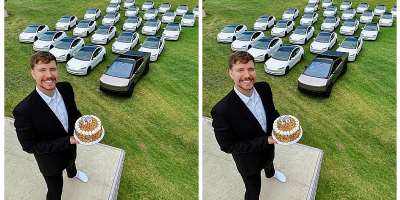 American YouTuber Mr. Beast to share 26 Tesla vehicles on his 26th birthday