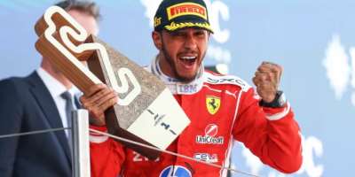 Barcelona-Catalunya Grand Prix: Lewis Hamilton wins first GP for Ferrari as Kimi Antonelli retires
