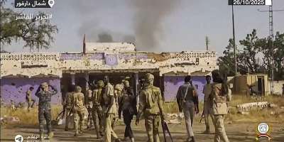 Fighters from Sudans paramilitary Rapid Support Forces celebrate in the streets of El-Fasher after capturing the Darfur city in October 2025. The fall of El-Fasher has fuelled fears of a similar offensive against El-Obeid. -  AFP