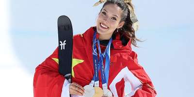 Getty ImagesImage caption: Eileen Gu is among the first set of Olympians who will be able to apply for the new grant