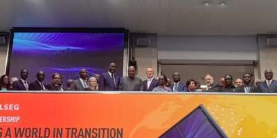 President Mahama opens trading at London Stock Exchange