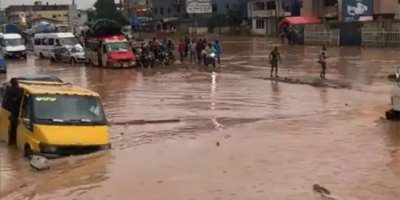 Flooded portion of parts of Accra