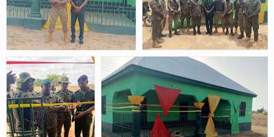 U/E/R: Two Ghana immigration officers hailed for lobbying to construct offices in Garu and Tempane Districts