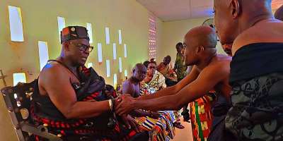 My Doors Are Always Open to You – Nana Osae Nyampong VI Assures Newly Enstooled Pese Amankrado of Full Support