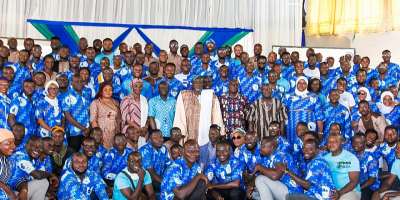 Group photograph of leaders, guests and members of the UPNMG at thd unions conference in Tamale.