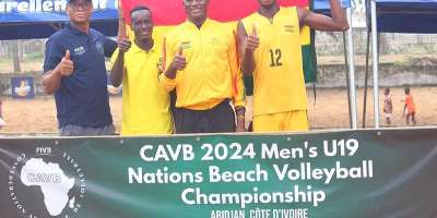 Ghana grabs silver at the 2024 Men’s U-19 Nations Volleyball Championship in Ivory Coast