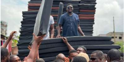 Alhaji Amin urges businesses and individuals to set politics aside and support victims of the recent Accra floods with relief.