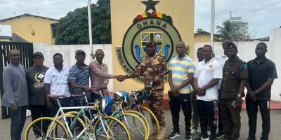 Ghana Prisons Service set to form cycling team after ACNS, GCF donation
