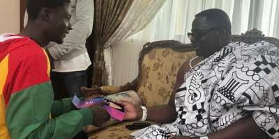 Ben Nunoo Mensah rewards Commonwealth Games bronze medallist Amadu Mohammed