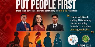 Put people first: Indonesian advocates demand community-led HIV, TB responses
