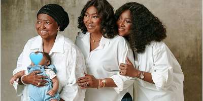Four Generations, One Frame – Ini Dima-Okojie Shares Heartwarming Family Moment