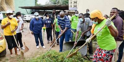 Civil servants embark on clean-up exercise to promote environmental sanitation