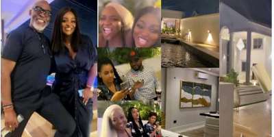 Jackie Appiah holds party for RMD, Juliet Ibrahim, Efya and others in her plush mansion