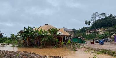 Flood hits Asankrangwa residents caused by galamsey activities