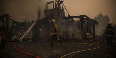More than 3,300 firefighters took part in the operation to tackle the devastating blaze. -  Julien De Rosa, AFP