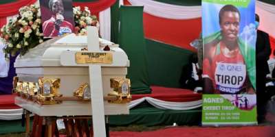 Agnes Tirop was murdered in 2021 but the prime suspect, her husband, was released on bail before he could be tried.  By Simon MAINA (AFP)