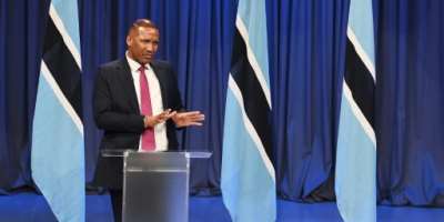 Botswanas newly elected President Duma Boko annuonced plans to diversify the diamond-dependent economy.  By Monirul Bhuiyan (AFP/File)