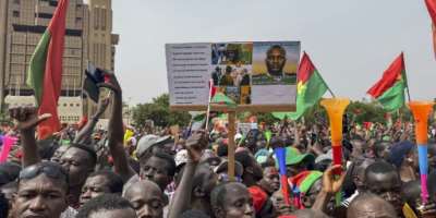 Burkina Fasos junta leader Ibrahim Traore makes no secret of his admiration for pan-Africanist hero Thomas Sankara, who advocated self-sufficiency.  By - (AFP/File)