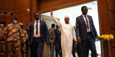 Chad transitional president Mahamat Idriss Deby Itno announced this month he would run for the top office in May elections.  By - AFPFile