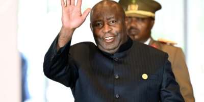 Evariste Ndayishimiye has ruled Burundi -- one of the planets poorest countries -- since 2020. By RAUL ARBOLEDA (AFP/File)