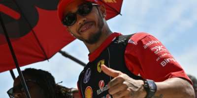 Former Formula One World Champion Lewis Hamilton has long supported am African and Prix.  By Andrej ISAKOVIC (AFP)