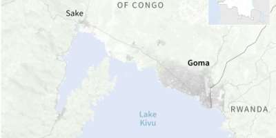 Goma and Sake in eastern Democratic Republic of Congo.  By Nalini LEPETIT-CHELLA, Valentina BRESCHI AFP