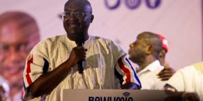 Mahamudu Bawumia is hoping to take the New Patriotic Party to an unprecedented third term in office.  By Nipah Dennis AFP