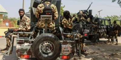 Nigerian soldiers have been battling jihadist militants, mostly in the northeast, since 2009.  By Audu MARTE (AFP)