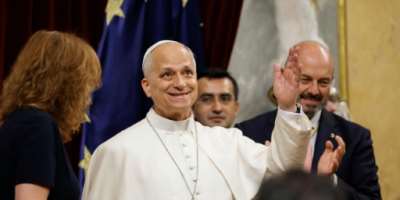 Pope Leo XIV got a standing ovation from lawmakers after addressing the Spanish parliament. By Pierre-Philippe MARCOU (AFP)