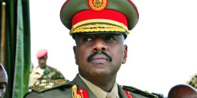 President Museveni's son, Muhoozi Kainerugaba, has enjoyed a dizzying rise through military ranks.  By PETER BUSOMOKE AFPFile