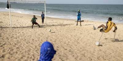 Sierra Leonean amputees have found a new lease of life through football.  By JOHN WESSELS AFP
