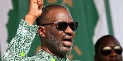 Tidjane Thiam was removed from the electoral list by a court amid disputes about his nationality.  By Sia KAMBOU (AFP/File)