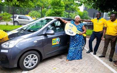 Mtn Momo 10 Promo 70 Year Old Woman Wins First Hyundai Car
