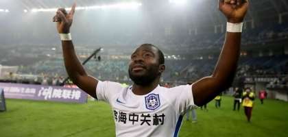 Frank Acheampong Scores Twice As Tianjin Teda Draw 3-3 With Dalian Yifang