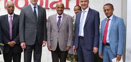 French Minister For Economy And Finance Visits Ethiopian Airlines
