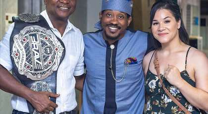 Togbui Afede XIV Hosts MMA World Champion Bubba Jenkins