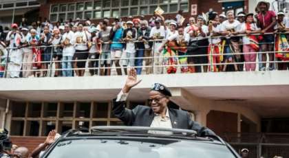 Buthelezi has led the once-feared Zulu nationalist Inkatha Freedom Party (IFP) since its inception. By RAJESH JANTILAL (AFP)