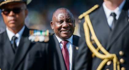 South African President Cyril Ramaphosa has defended controversial fundraising for his campaign to become party leader. By Michele Spatari (AFP)