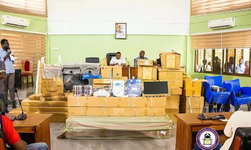Cape Coast Assembly hands over medical equipment to Brofoyedur Health Centre and Kotokoraba Market Clinic