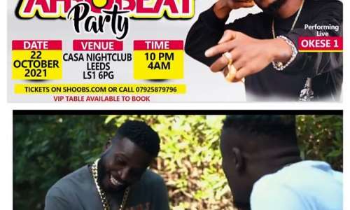 Danny Lampo to perform at the biggest afrobeat party in UK with Okese1