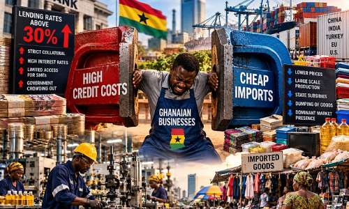 Ghanaian Businesses Are Being Squeezed Between Expensive Credit and Cheap Imports