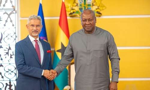 Mahama holds discussions with Indias External Affairs Minister